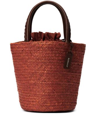 NANNACAY straw tote bag - Brown