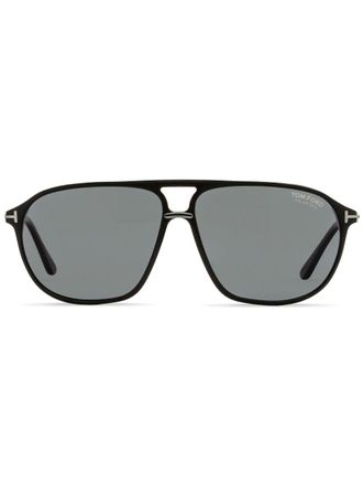 Tom Ford Eyewear Occhiali da sole Bruce oversize - Nero
