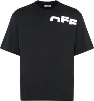 Off-white Off- Cotton Mens T-Shirt