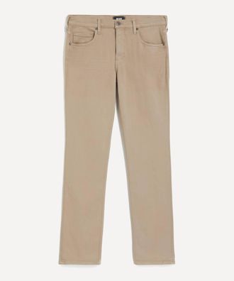 Paige Mens Transcend Federal Slim Straight Jean In Toasted Almond