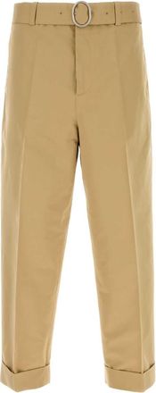 Jil Sander Beige Cotton Blend Pant