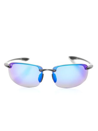 Maui Jim Occhiali da sole modello biker Hookipa XL - Grigio