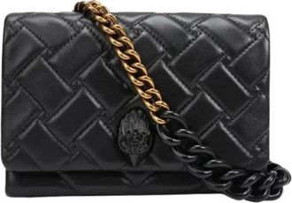 Kurt Geiger Shoulder Bags, female, Black, Size: ONE SIZE Mini Kensington Bag