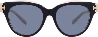 Tory Burch Dark Grey Phantos Ladies Sunglasses TY7209U 198887 53