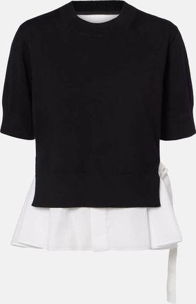 sacai Top in cotone