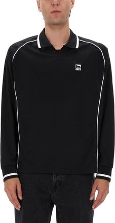 Obey Poloshirt mit Logo