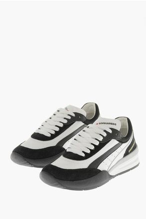Dsquared2 LEGEND Two-Tone Leather and Suede Sneakers size 41