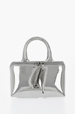 The Attico Lam&eacute; Leather Mini Bag FRIDAY with Removable Strap The Attico