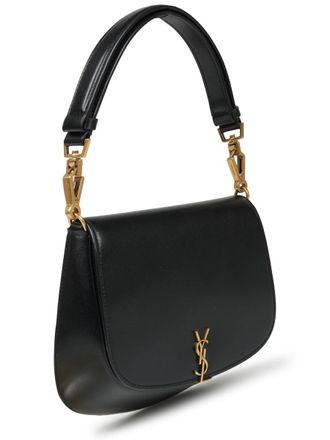 Saint Laurent Womens Handbag Mini Voltaire Box Leather Black Handbags Hand Bags
