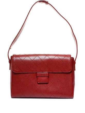 Chanel 1997-1999 pre-owned CC schoudertas - Rood