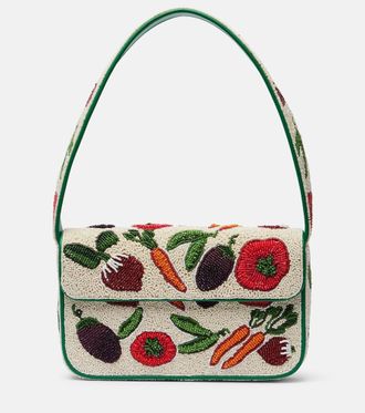 Staud Tommy Small beaded shoulder bag