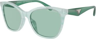 Emporio Armani unisex, Accessoires, Groen, Maat: 56 MM