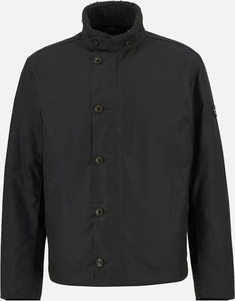 Barbour Mens Barbour International Mens Mayburn Black Wax Jacket - Size: 42/Regular
