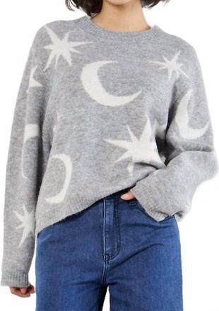 Apricot Constellation Sweater In Grey