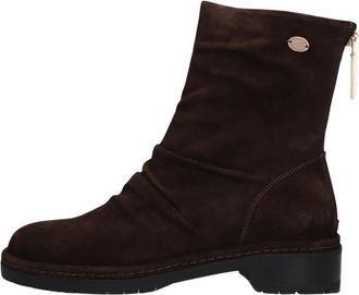 Fred De La Bretoniere Schoenen, Dames, Bruin, 42 EU, Leer, Flint Jimmy Enkellaars