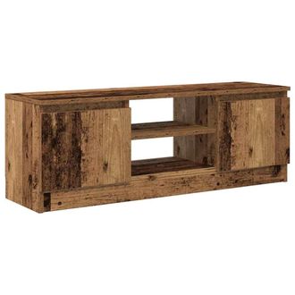 vidaXL Vidaxl - Mueble Para Tv Madera Ingenier&iacute;a Madera Envejecida 102x30x36 Cm