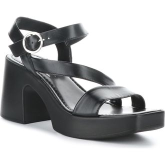 Bos. & Co. Veda Ankle Strap Platform Sandal in Black at Nordstrom Rack, Size 10-10.5Us / 41Eu