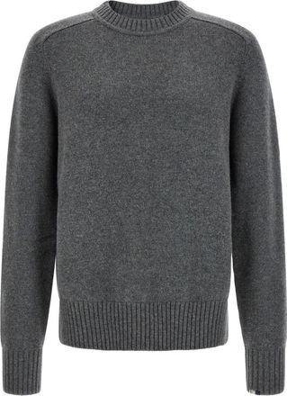 Extreme Cashmere N&deg;520 Gewone Trui - Heren - Cashmere truien - Grijs - ONE Size - Kasjmier - Truien & Vesten
