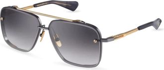Dita Eyewear Stijlvolle Mach-Six Zonnebril - unisex - Zonnebrillen - Geel - 62 MM - Accessoires