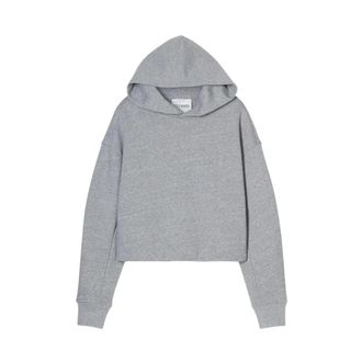 Closed Dames, Sweatshirts & Hoodies, Grijs, Maat: S Katoen