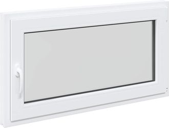 vidaXL Color Interno De Ventana De S&oacute;tano Blanco Risor 110 X 50 Cm Vidaxl