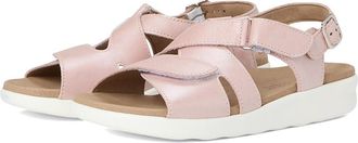 SAS Huggy Adjustable Comfort Sandal Womens Shoes Candy : 10.5 WW - Double Wide (D), Leather