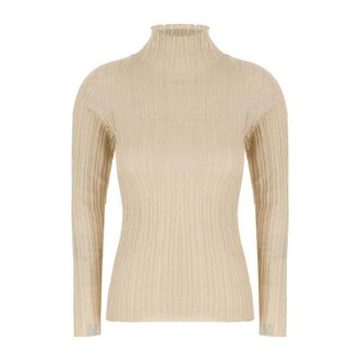 Fabiana Filippi Turtleneck Trui - Dames - Coltruien - Beige - S - Truien & Vesten