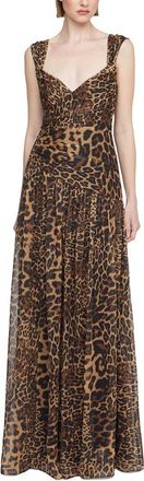 Halston Heritage Claudia Chiffon Gown