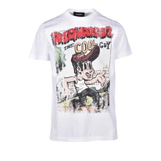 Dsquared2 Uomo, Top, Bianco, XS, new