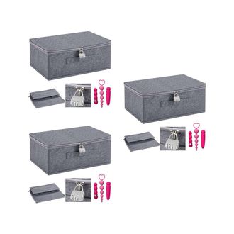 OEM Bolsa De Almacenamiento Discreta Y Con Cierre De Seguridad Para Juguetes Sexuales, Con Tapa De Cremallera, 38 X 25 X 16 Cm