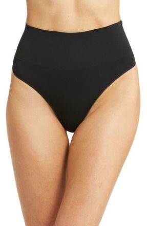 Spanx SPANXshape ExtraOrdinary Thong in Very Black at Nordstrom, Size X-Small