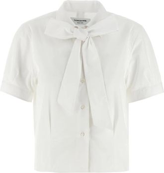 Thom Browne Shirts - Dames - Blouses - Wit - L - Overhemden