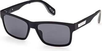 adidas OR0067 02A Mens Sunglasses Black Size 55