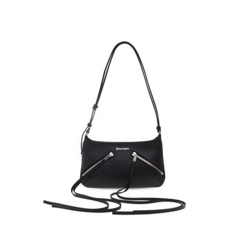 Palm Angels Dames, Tassen, Zwart, Maat: ONE Size Leer