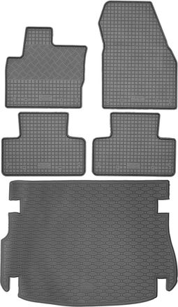 OEM Juego De Alfombrillas De Goma Para Range Rover Evoque Suv (07.2011-03.2019) + Alfombrilla Para El Maletero