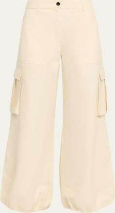 Toccin James Wide-Leg Cargo Pants