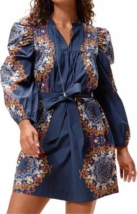 Cleobella Ivana Mini Dress In Venezia Blue