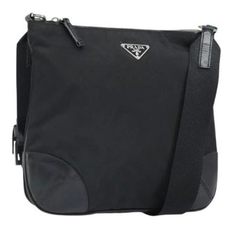Prada Pre-owned Borsa a tracolla in nylon - - Pre-owned - Donna - Nero - ONE SIZE