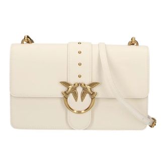 Pinko Love Bag in wit en roze - Dames - Schoudertassen - Wit - ONE Size - Tassen