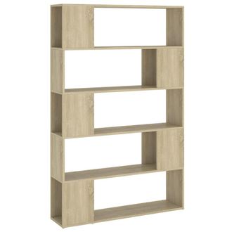 vidaXL Vidaxl - Librer&iacute;a Separador Contrachapada Roble Sonoma 100x24x155 Cm