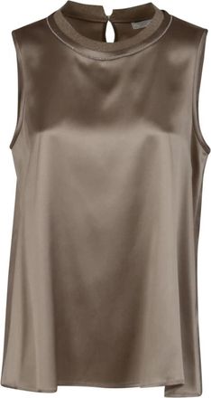 PESERICO Overhemden, Dames, Bruin, S, Top Dames