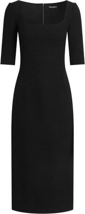 Dolce & Gabbana Double Wool Cr&ecirc;pe Dress