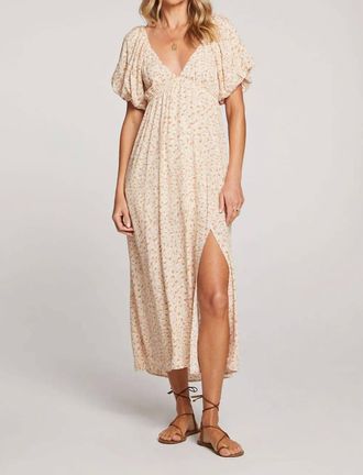 Saltwater Luxe Tristan Midi Dress In Sand Sand