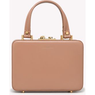 Gianvito Rossi Val&igrave; Top Handle bag in Light Pink Calf Leather at Nordstrom