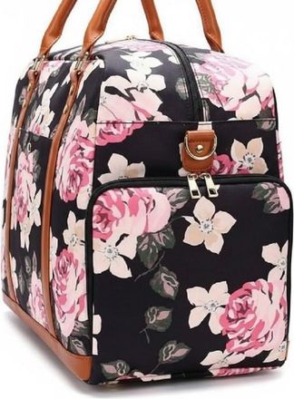 Generic Hosiptal Visit Bag Shoe Compartment Multi Wet Dry Pockets Water Resistant (Black)