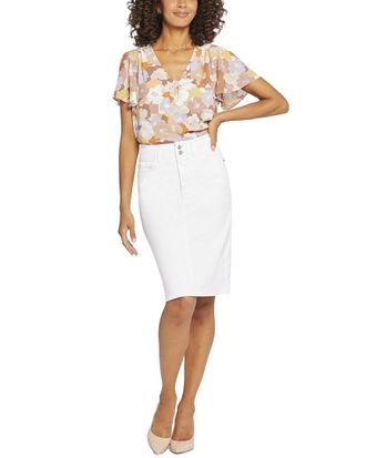 NYDJ Nydj Skirt Optic White Skirt Jean