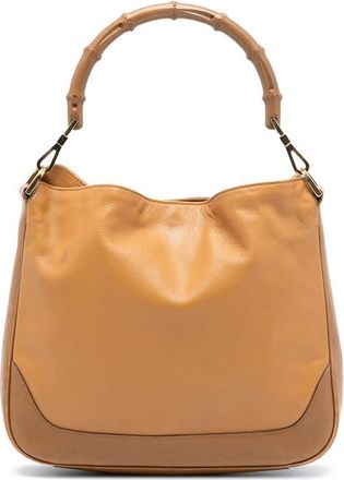 Gucci Pre-owned Gucci Calfskin Bamboo Satchel Ladies 001 4095 002058