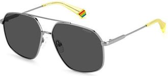 Polaroid PLD 6173/S 6LB/M9 Mens Sunglasses Grey Size 58
