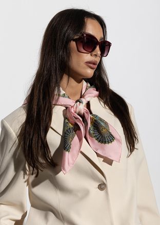 Versace Sunglasses, Unisex, Burgundy