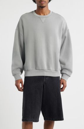 Elwood Vintage Crewneck Sweatshirt in Grey at Nordstrom, Size Xx-Large